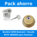 Pack bombín DOM Diamant + Escudo MCM 1850HSD